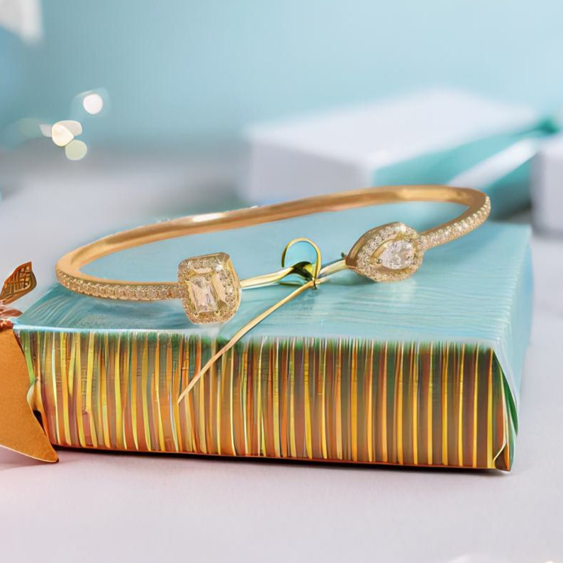 The Elegant Teardrop Bangle