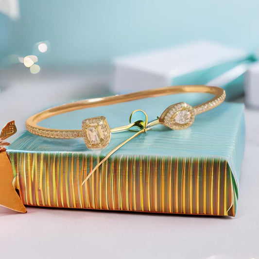 The Elegant Teardrop Bangle