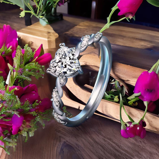 The 925 Sterling Silver love ring