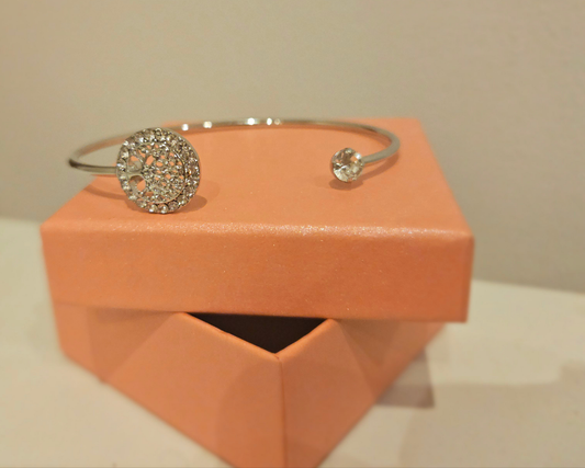 The Silver Tree of love Bangle