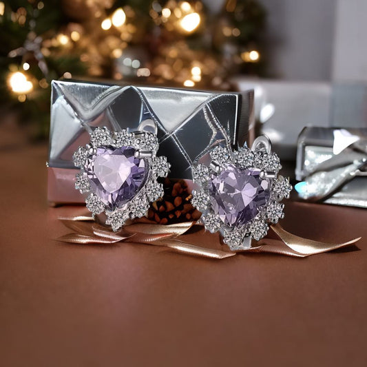 Miss Amethsyt Love earrings