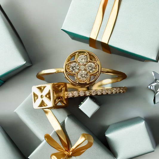 The Gold Blossom Ring (Adjustable)