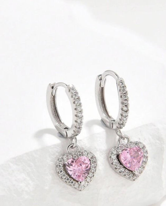Silver Sweet heart Huggies